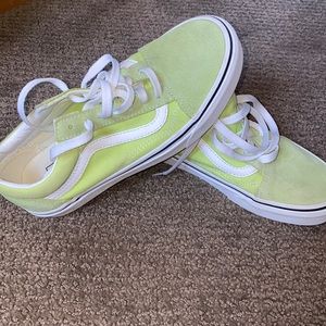 Lime green Vans